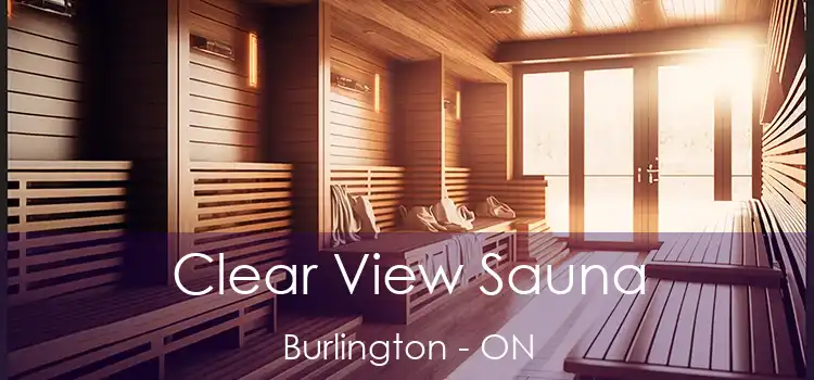  Clear View Sauna Burlington - ON