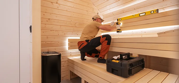 Commercial Sauna Installation in Burlington, ON