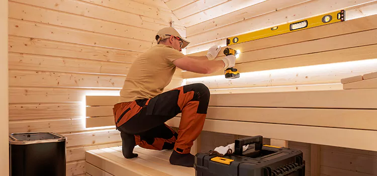 Residential Sauna Assembly And Installation in Burlington, Ontario