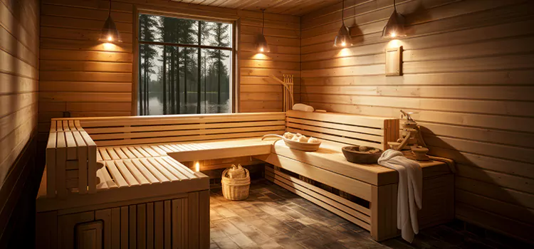 Traditional Sauna Design in Burlington, ON