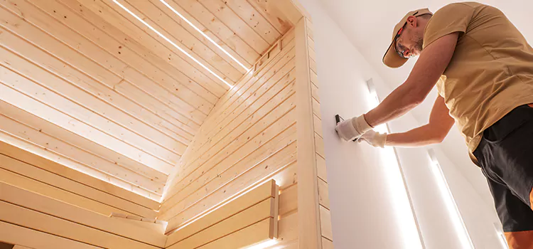 Luxury Spa-grade Sauna Setup in Burlington, Ontario