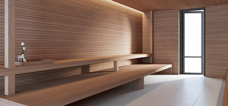 Spruce Wood Sauna Maintenance in Burlington, ON