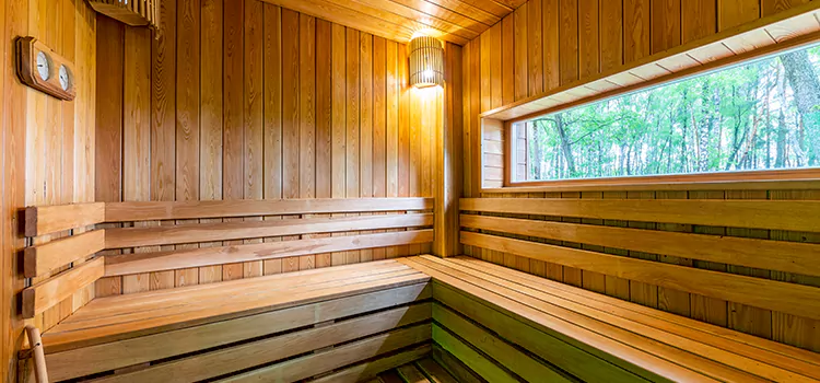 Indoor Modern Sauna Setup Services in Burlington, ON