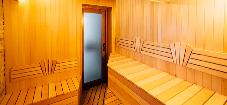 Old Cabin Conversion To Sauna in Burlington, Ontario