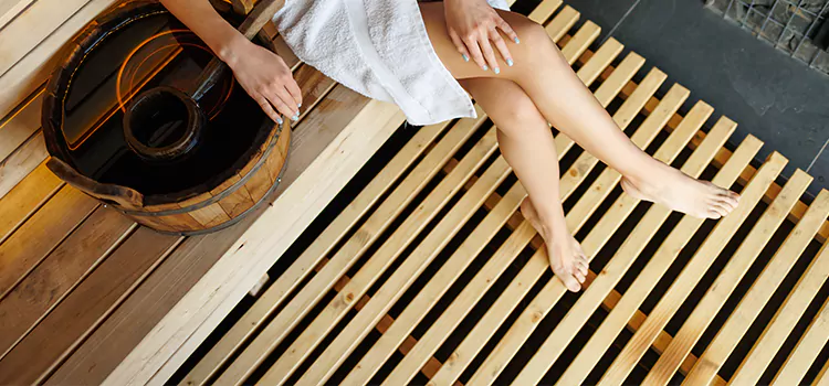 Composite Sauna Deck Installation in Burlington, ON
