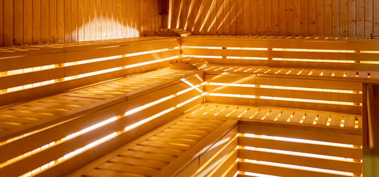 Renovation of Sauna for Gym in Burlington, Ontario
