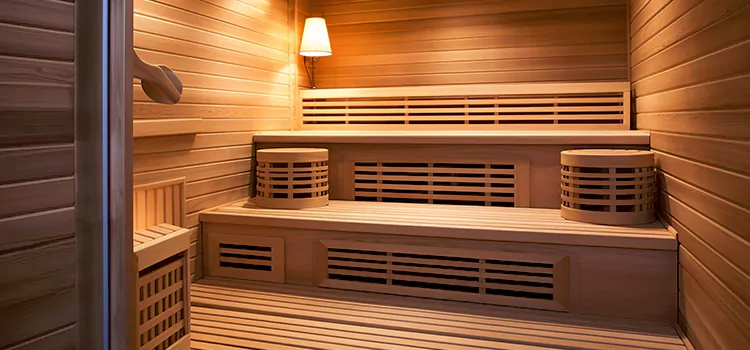 Outdoor Sauna Setup in Burlington, ON