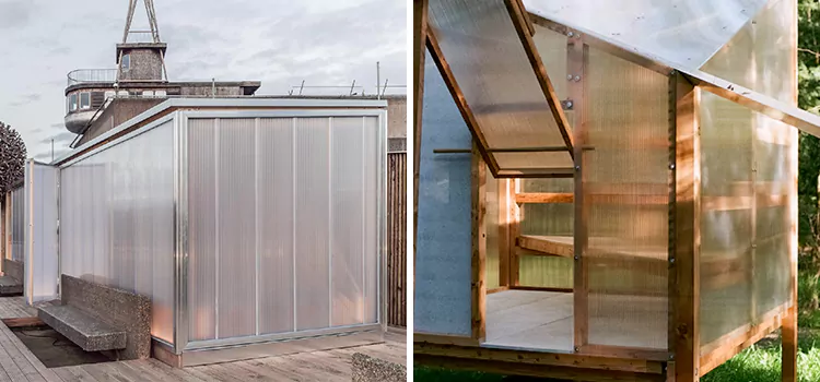 Transparent Wall Sauna in Burlington, ON
