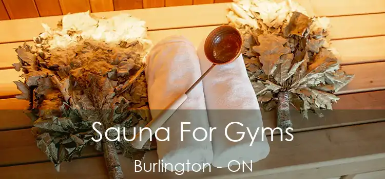  Sauna For Gyms Burlington - ON