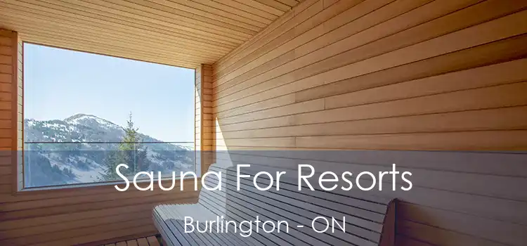  Sauna For Resorts Burlington - ON