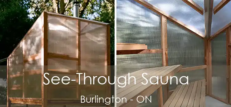  See-Through Sauna Burlington - ON